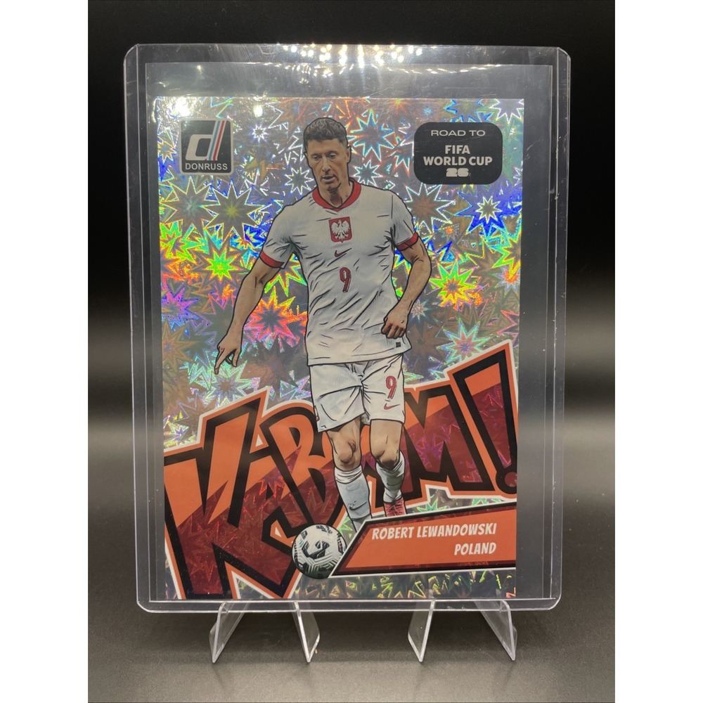 2025-26 Donruss Soccer Robert Lewandowski Kaboom Oversized #15
